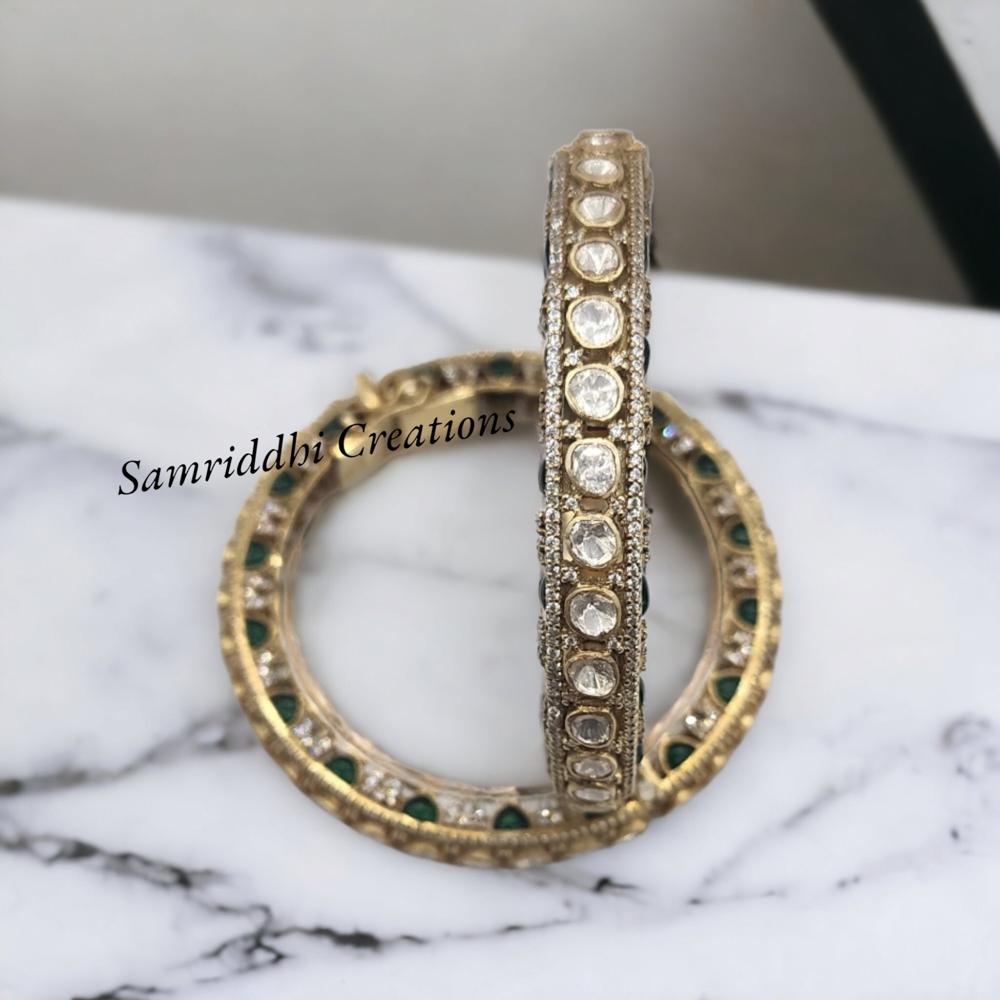 Diamond Polki Bangle