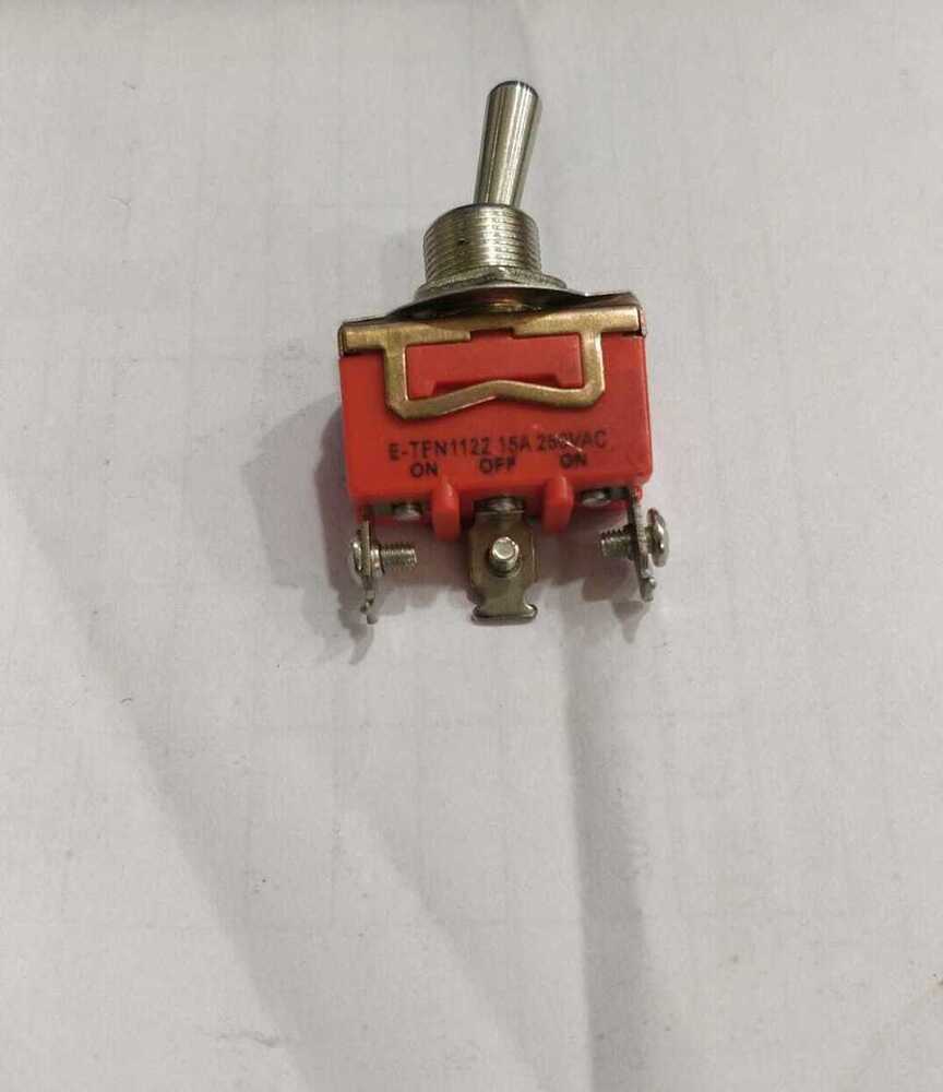 Toggle Switch 15 Amp 6 Pin On-off-on (Imported ) - Automation Grade: No