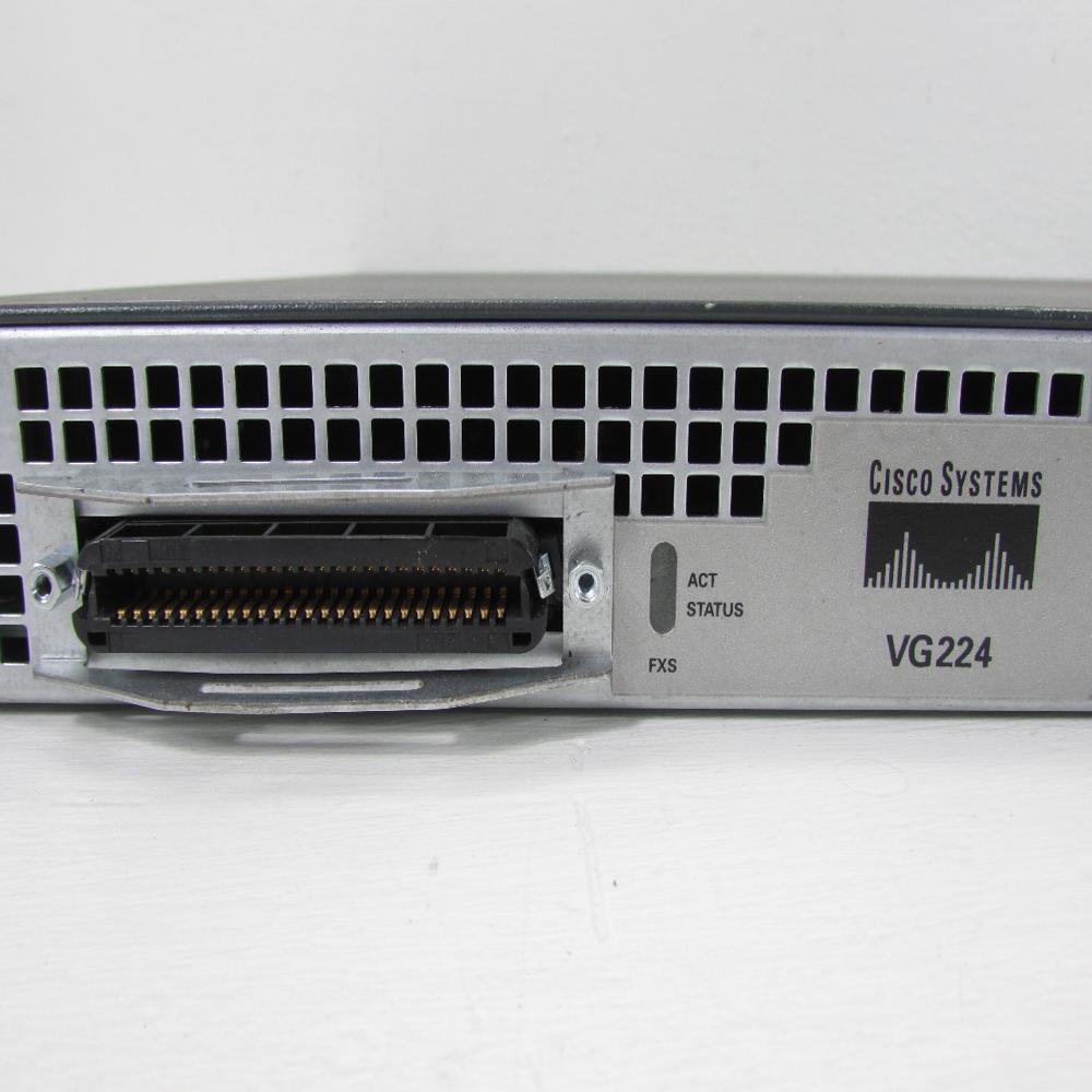 Cisco Vg224 Voice Gateway - Dimension (L*w*h): 1.75h X 17.5w X 13.5d In. (44.4 X 444.5 X 342.9 Mm) Inch (In)