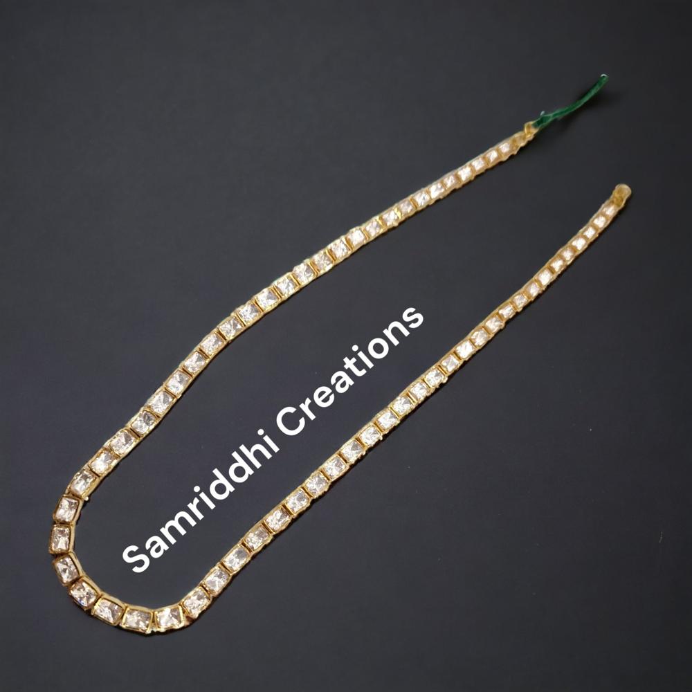Antique Gold Plated Silver Kundan Polki Necklace