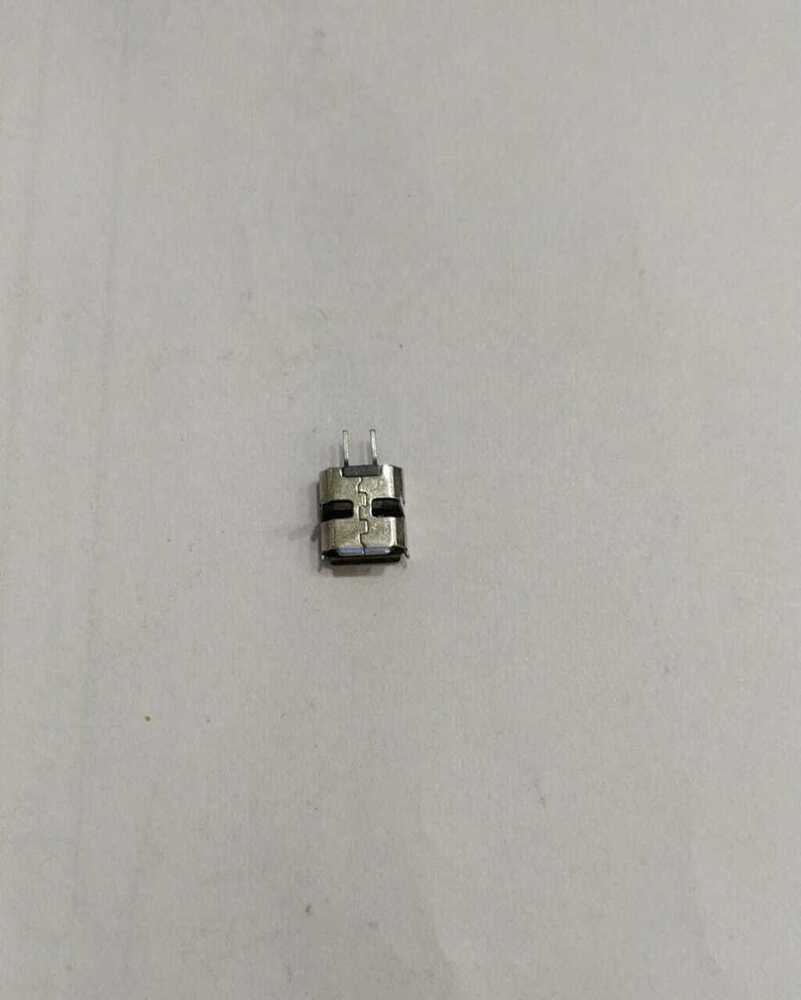 Type Micro Usb 2 Pin Straight - Stainless Steel, Panel Mount Dip Socket, 1a Current Rating, 2-pin Female Connector For Led Lights & Charging Boards