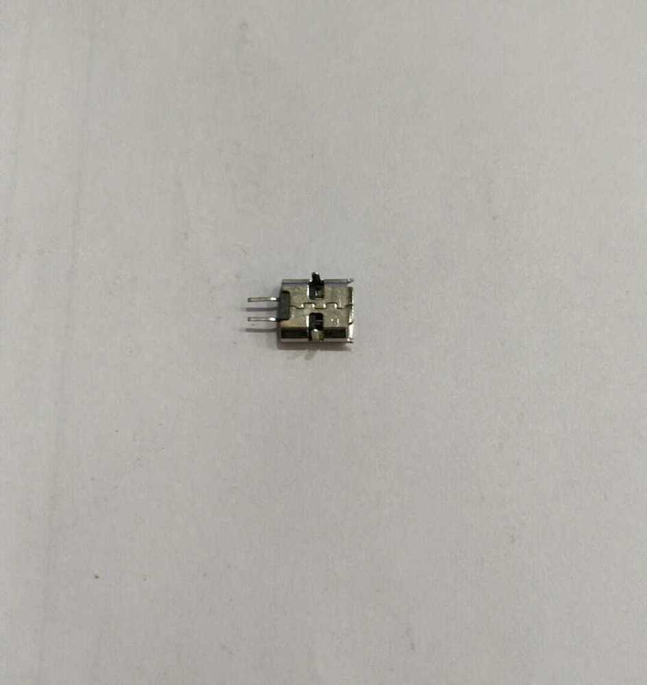 Type Micro Usb 2 Pin Straight - Stainless Steel, Panel Mount Dip Socket, 1a Current Rating, 2-pin Female Connector For Led Lights & Charging Boards