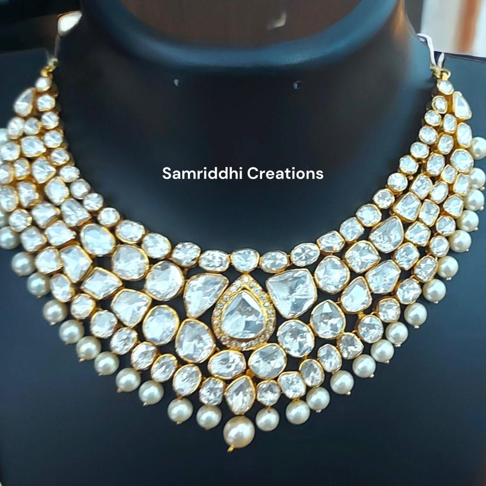 Kundan Polki Necklace Set