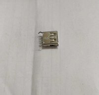 USB 14 MM STRAIGHT PIN WHITE WITH COLLAR