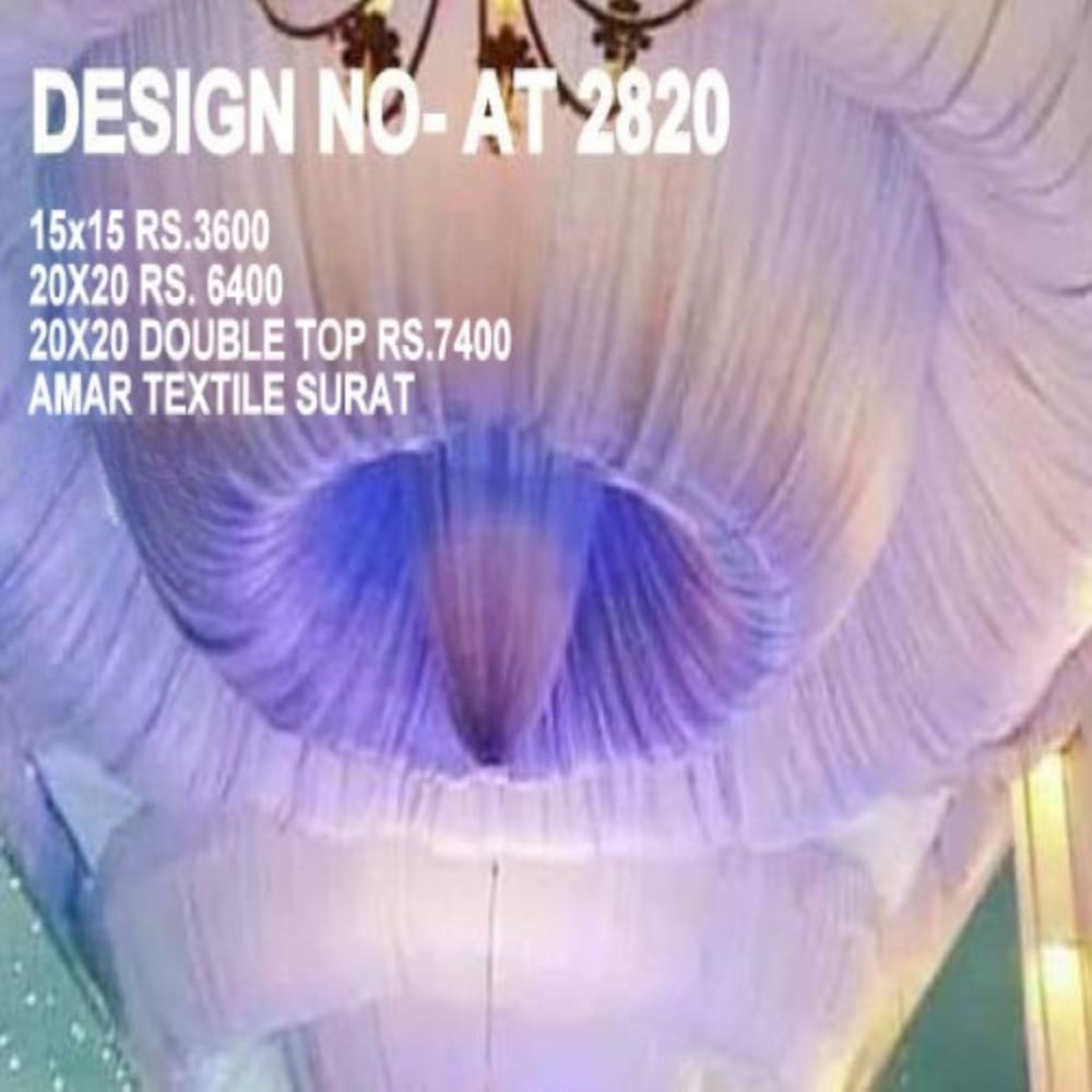 Tent Heavy Ceiling Designs - Color: All In Stock