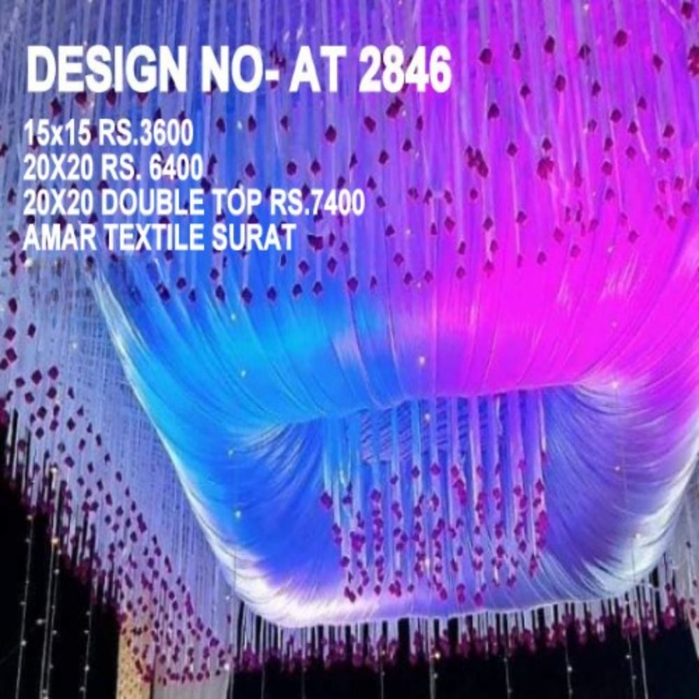Tent Heavy Ceiling Designs - Color: All In Stock