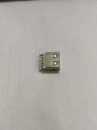 TYPE A-4 PIN STRAIGHT 13MM BLUE FEMALE USB