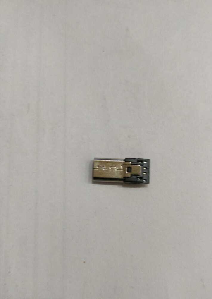 Type-micro Usb 2 Pin Moulding Connectors - Metal Construction, Pvc Jacket, Sleek Black Color | Durable, Compact Design For Reliable Usb Connectivity