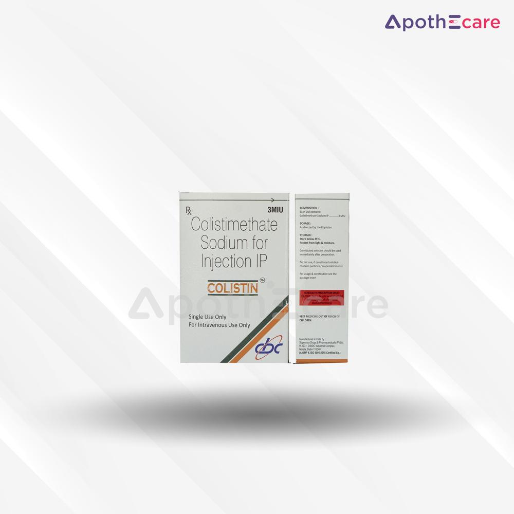 Colistin 3 Miu Injection - Grade: A