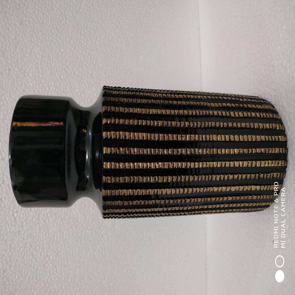 Flower Pot - Color: Golden & Black