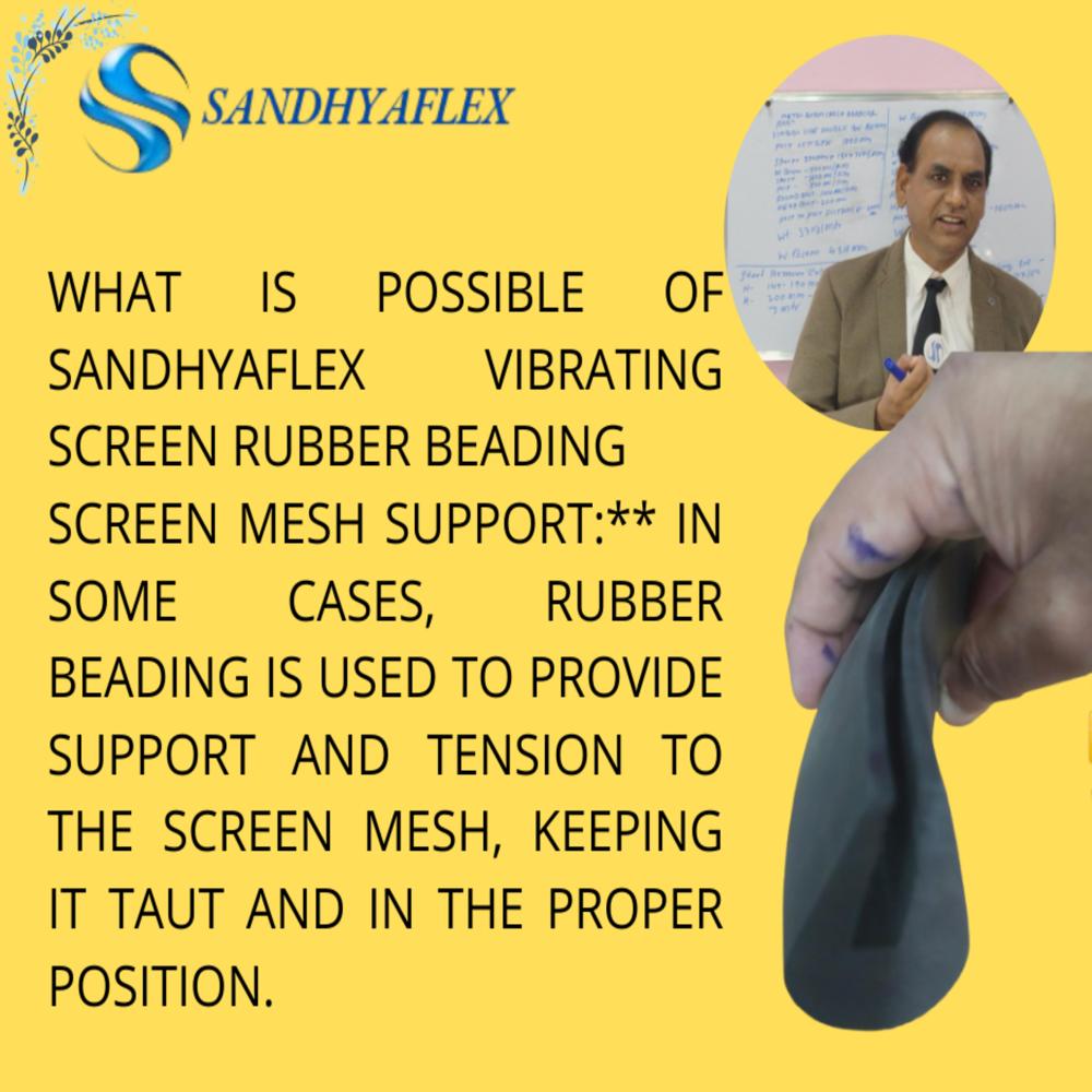 Vibrating Screen Rubber Beading 