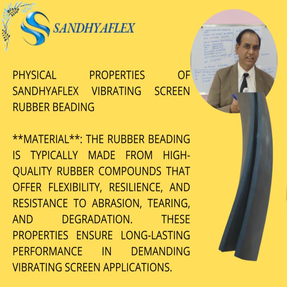Vibrating Screen Rubber Beading 