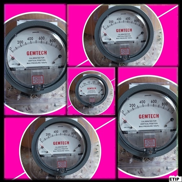 Supplier Gemtech Differential Pressure Gauge In Hosur Tamil Nadu - Accuracy: A 2% (-Ha Model A 1) Of Fs (A 3% (-Ha A 1.5%) On -0
