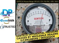 Gemtech Differential Pressure Gauge Available In Chennai - Accuracy: A 2% Of Full Span At 70 (21 (a 3% On -0