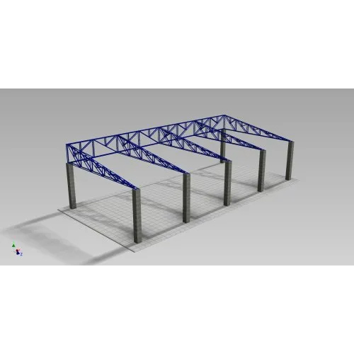 Powder Coated Pre Engineered Building Structure