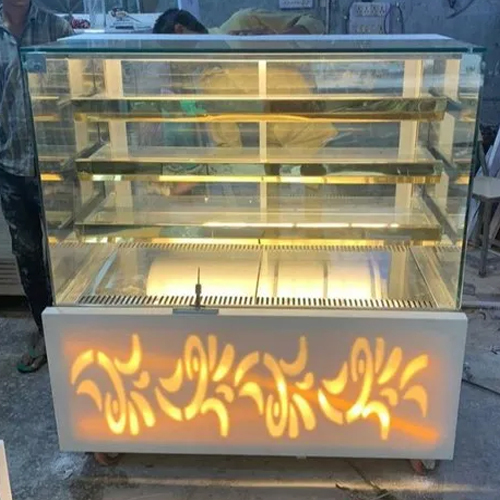 3 Shelves Glass Display Counter - Design: Rectangular