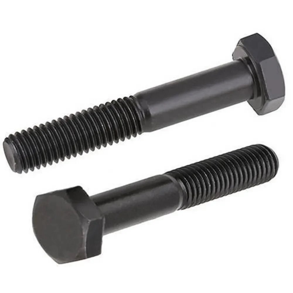Black High Tensile Bolt - Grade 8.8, 10.9, 12.9 | Minimum Height 40mm, Length 40mm, M-8 To M-20, Galvanized Finish, Industrial Use
