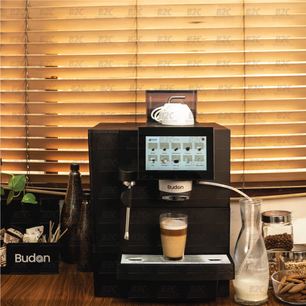B2c Super Automatic Budan M100 Coffee Machine - Color: Black