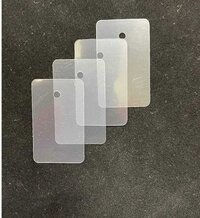 Plain Pvc Tag - Color: Clear