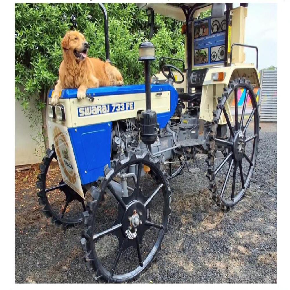 Solid Rubber Tractor Wheel - Warranty: 1 Years