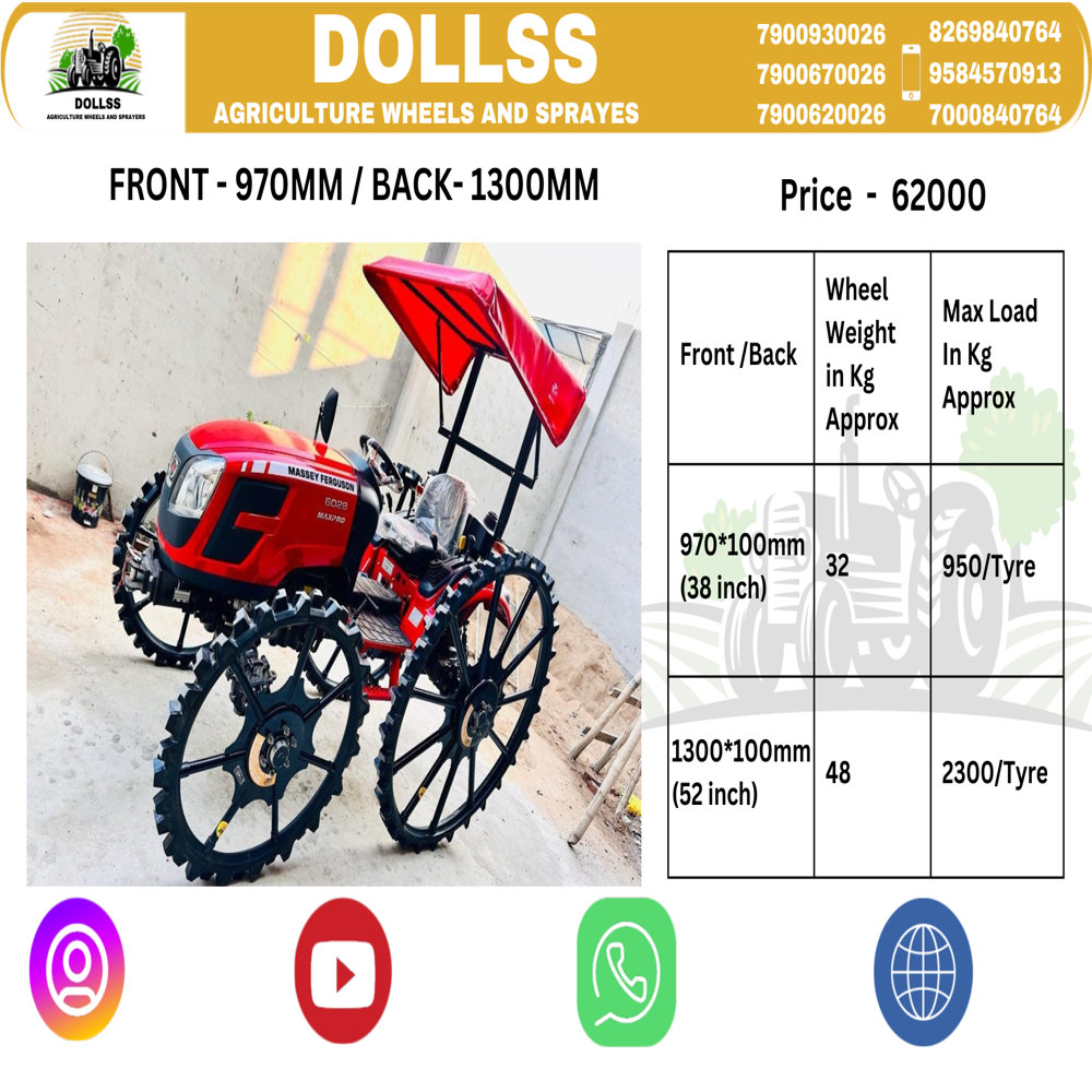 Agriculture Tractor Wheel - Capacity: 6 Ton