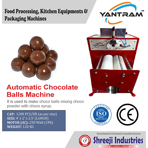 चॉकलेट बॉल बनाने की मशीन
