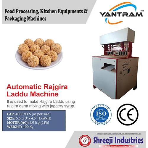 Rajgira Laddu Making Machine - Automation Grade: Automatic