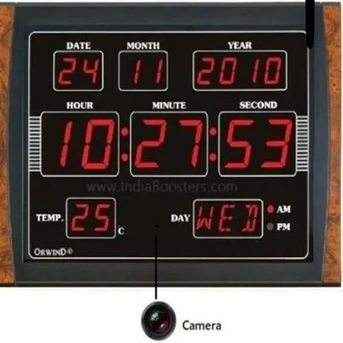 1080p Ajanta OLC 105 Spy Wall Clock Full Hd Spy Camera