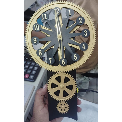 Analog Round Spy Camera Clock - Camera Range: 10 M
