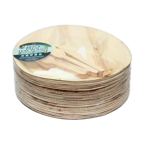 Round Areca Palm Leaf Plate