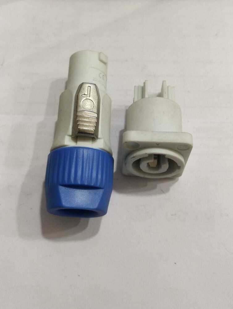 POWERCON M/F BLUE WHITE