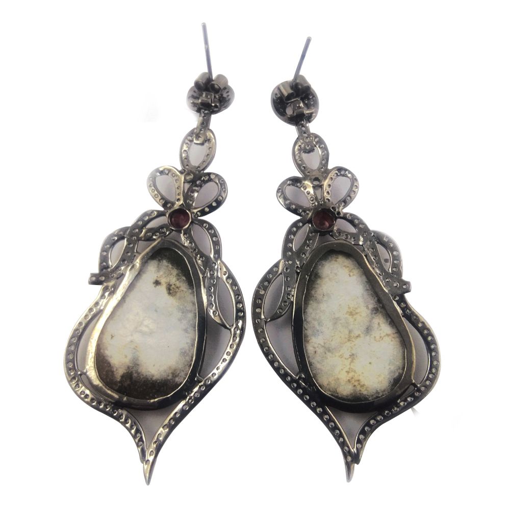 Sapphire Diamond Earring