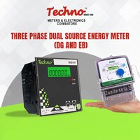 Techno Dual Source Prepaid Energy Meters - Accuracy: Class 1