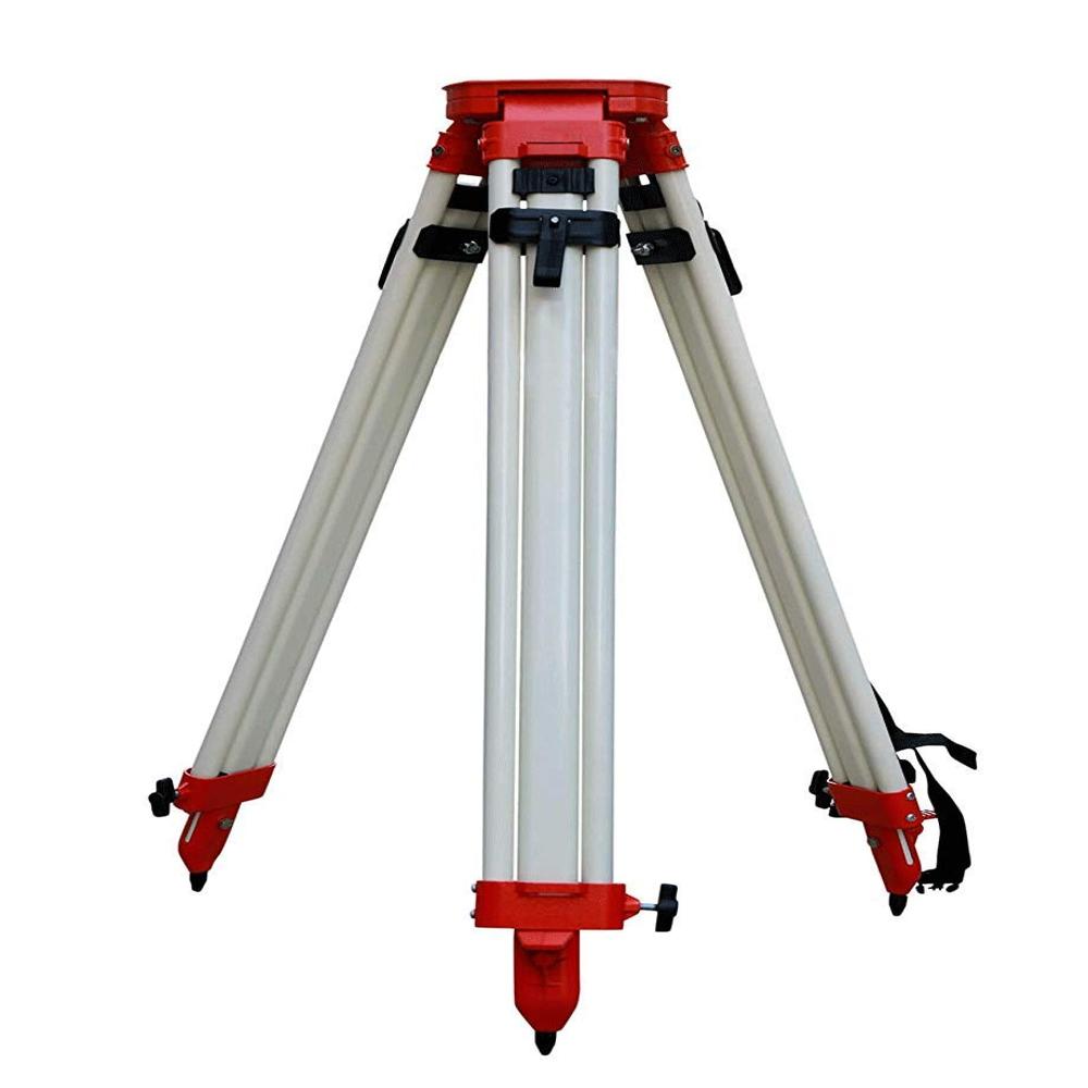 Survey Fiber Tripod - Color: Red & White