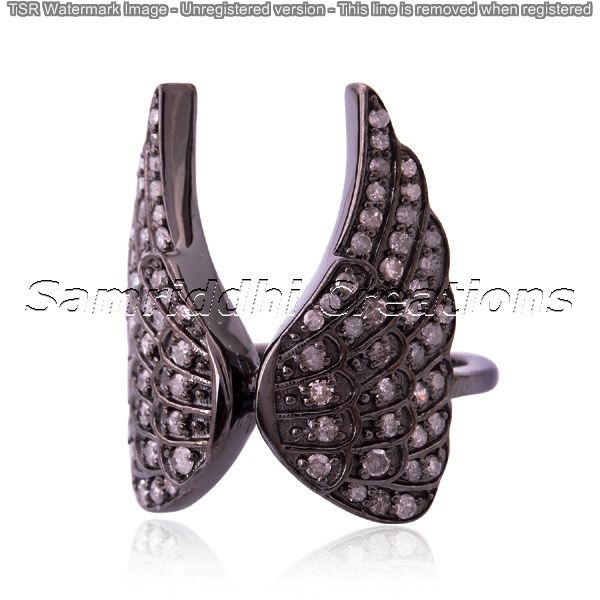 Angel Diamond Wings Ring
