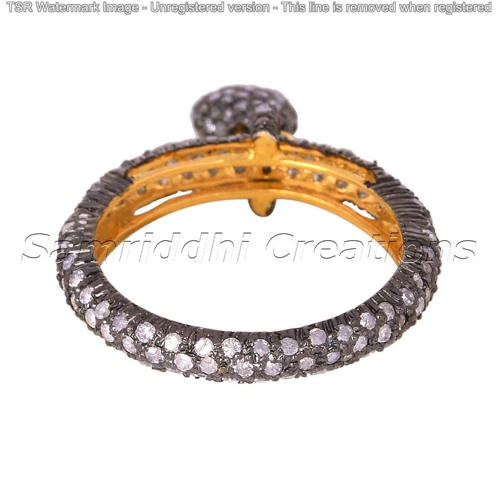 Diamond Tear Drop Ring