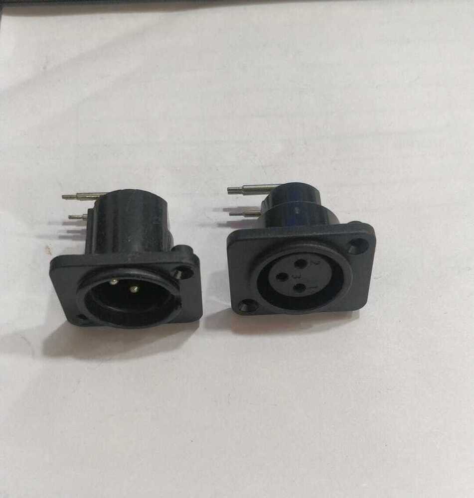 XLR FEMALE SOCKET RIGHT ANGLE