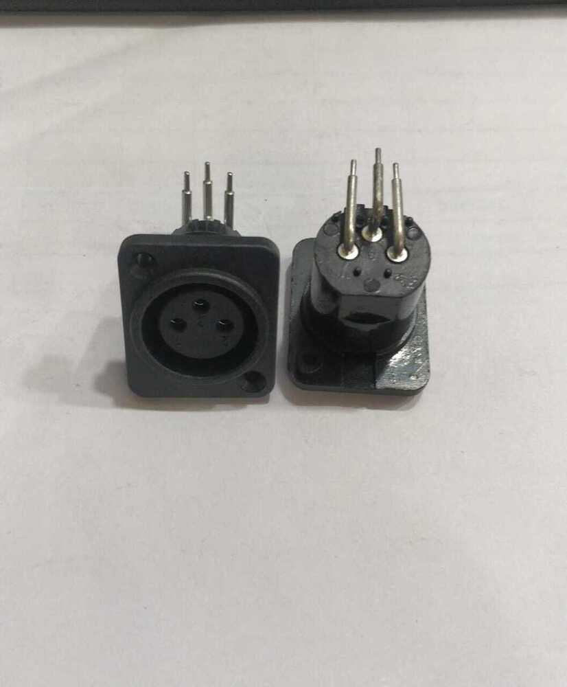 XLR FEMALE SOCKET RIGHT ANGLE