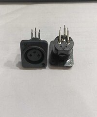 XLR FEMALE SOCKET RIGHT ANGLE