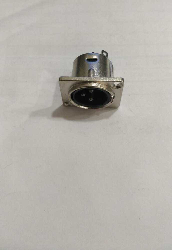 XLR MALE SOCKET METAL BODY