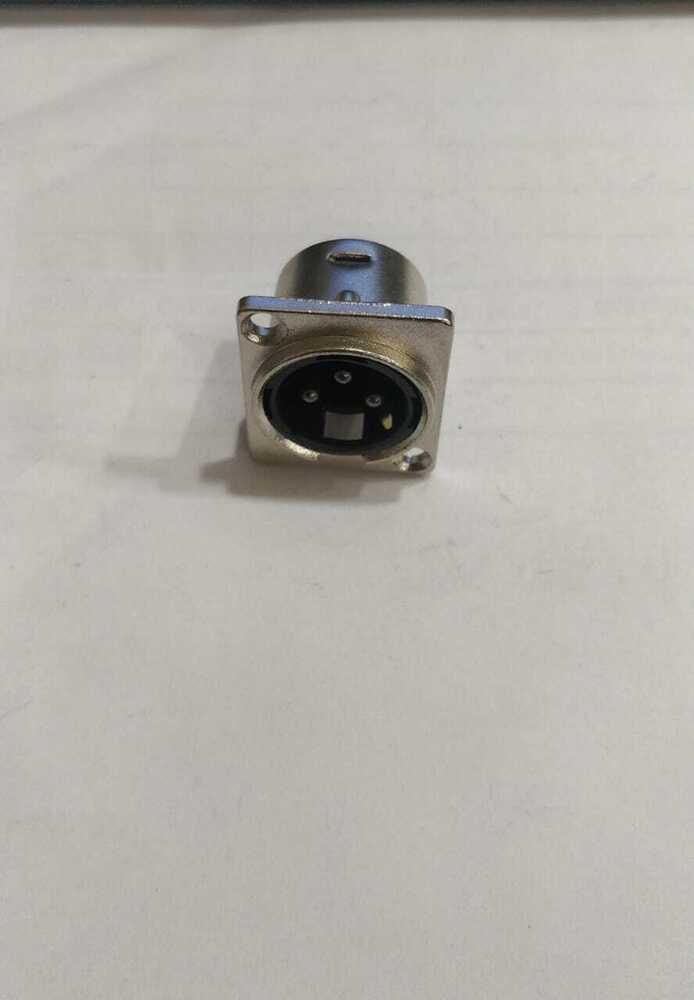 XLR MALE SOCKET METAL BODY