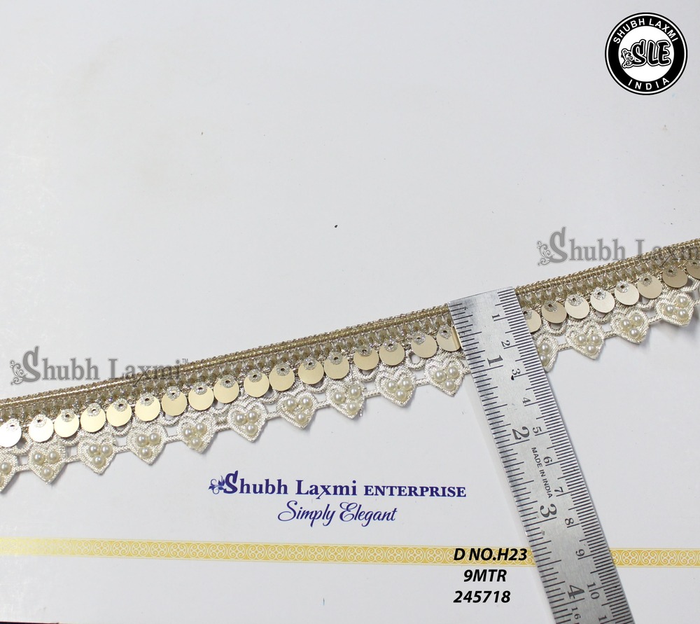 Designer Golden Lace