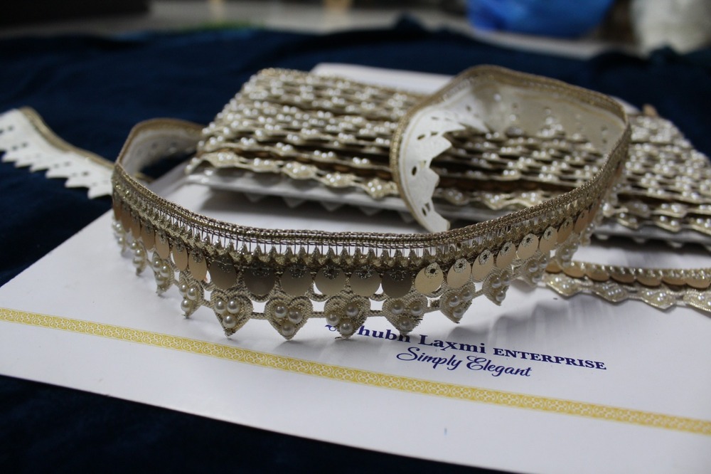 Designer Golden Lace
