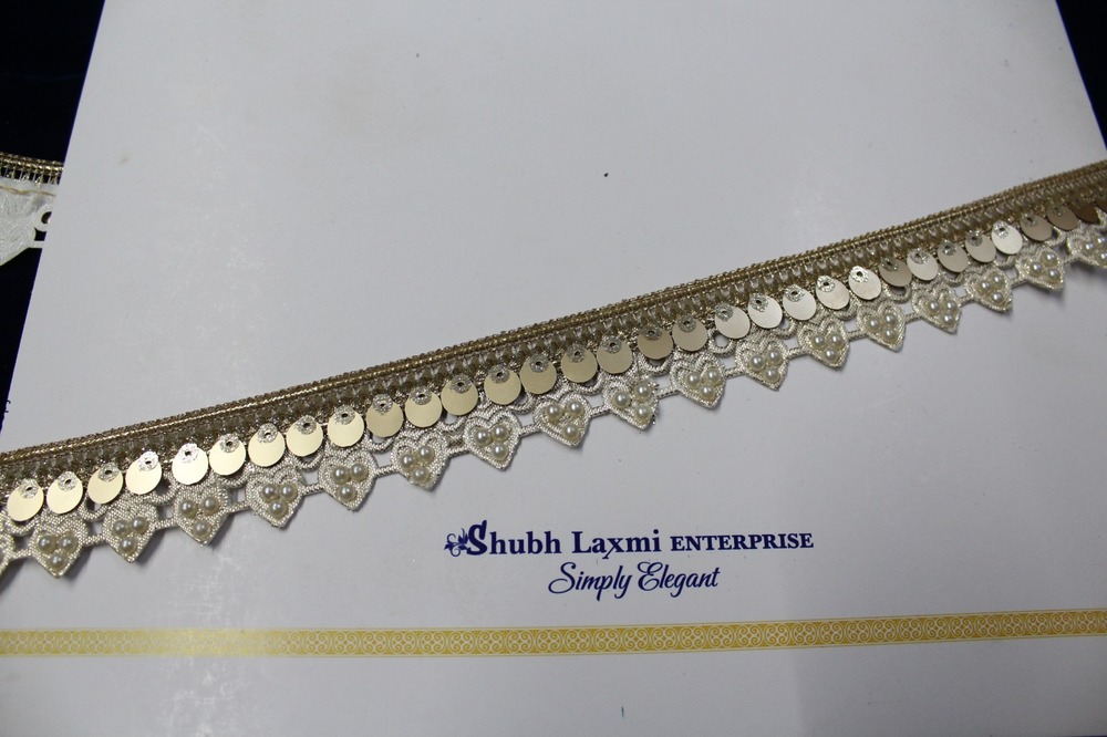 Designer Golden Lace