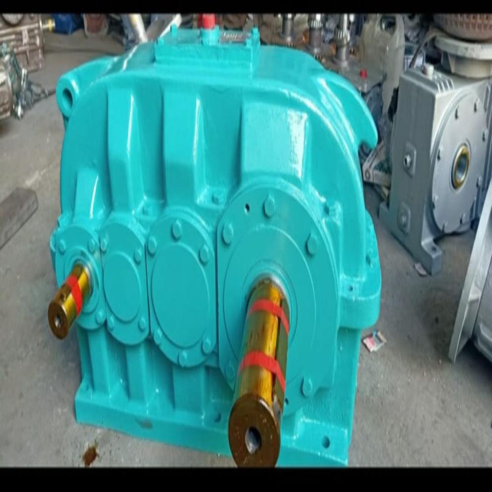 Helical Gear Box - Color: Silver Paint Coated