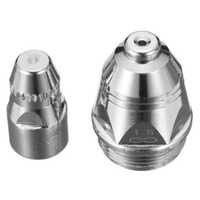 P80 Plasma Cutting Nozzle - Color: Silver
