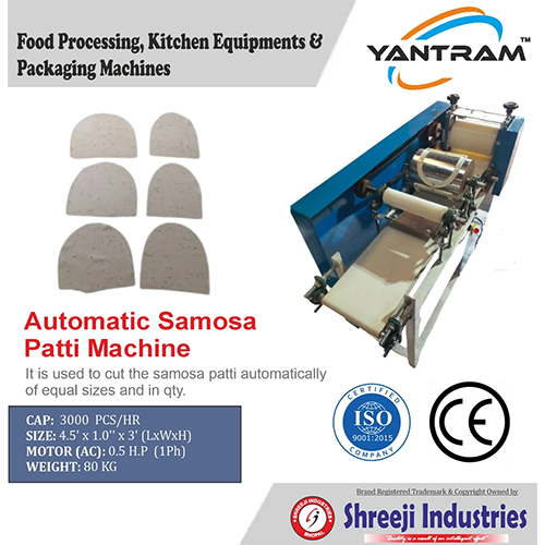 Samosa Patti Making Machine