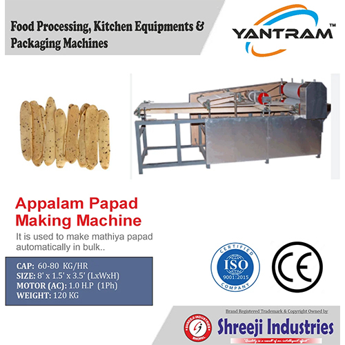 Appalam Making Machine