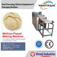Mathiya Papad Making Machine - Automation Grade: Automatic
