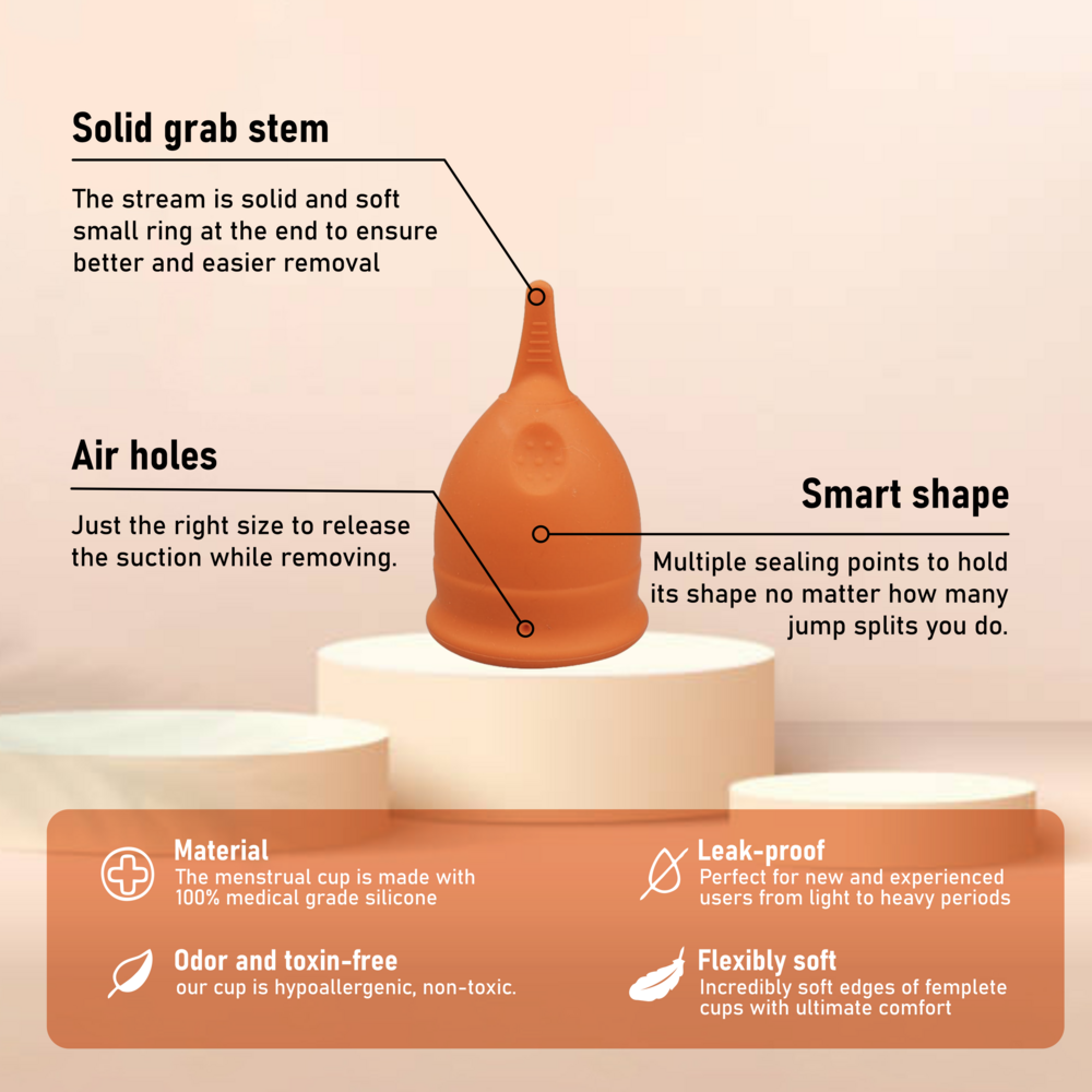 Silicone Menstrualcup for Women